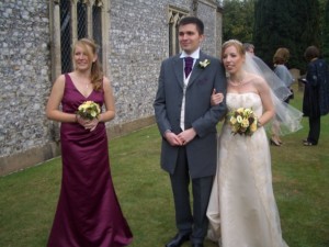 Hollie's wedding