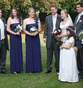 Amanda bridal party