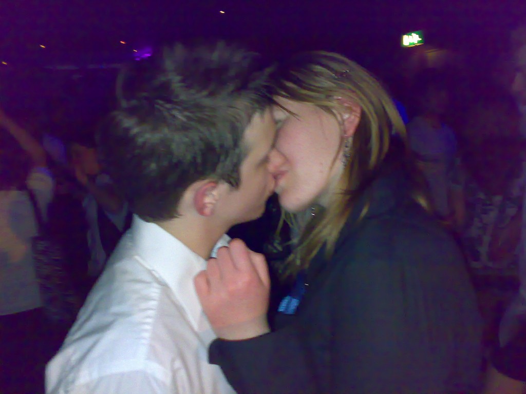 Dan and I first kiss