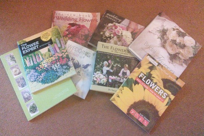 Wedding flower books