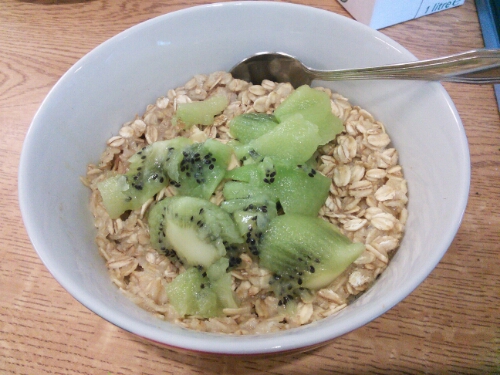 Kiwi porridge