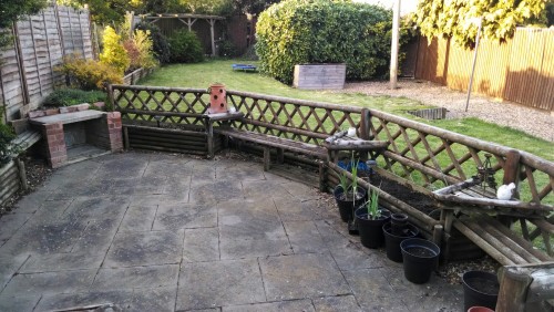Finished garden