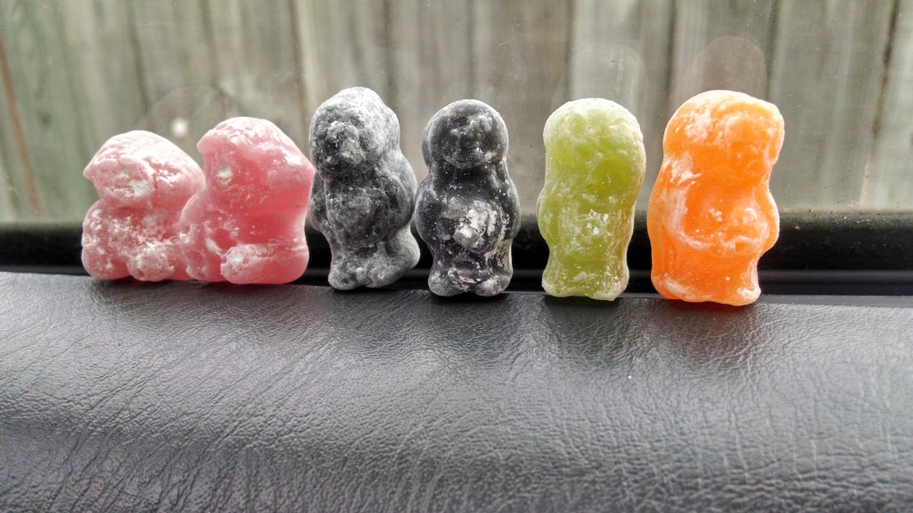 Jelly Babies lineup