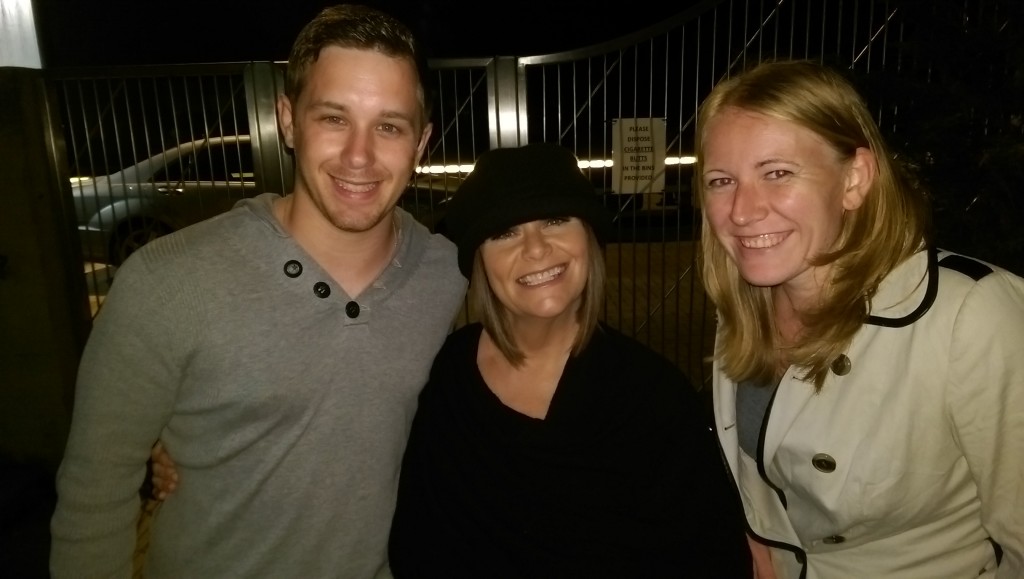 Dawn French with Dan and I in Milton Keynes