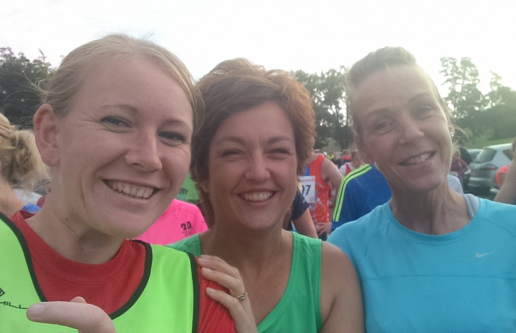Me, Hayley and June at Royston half marathon
