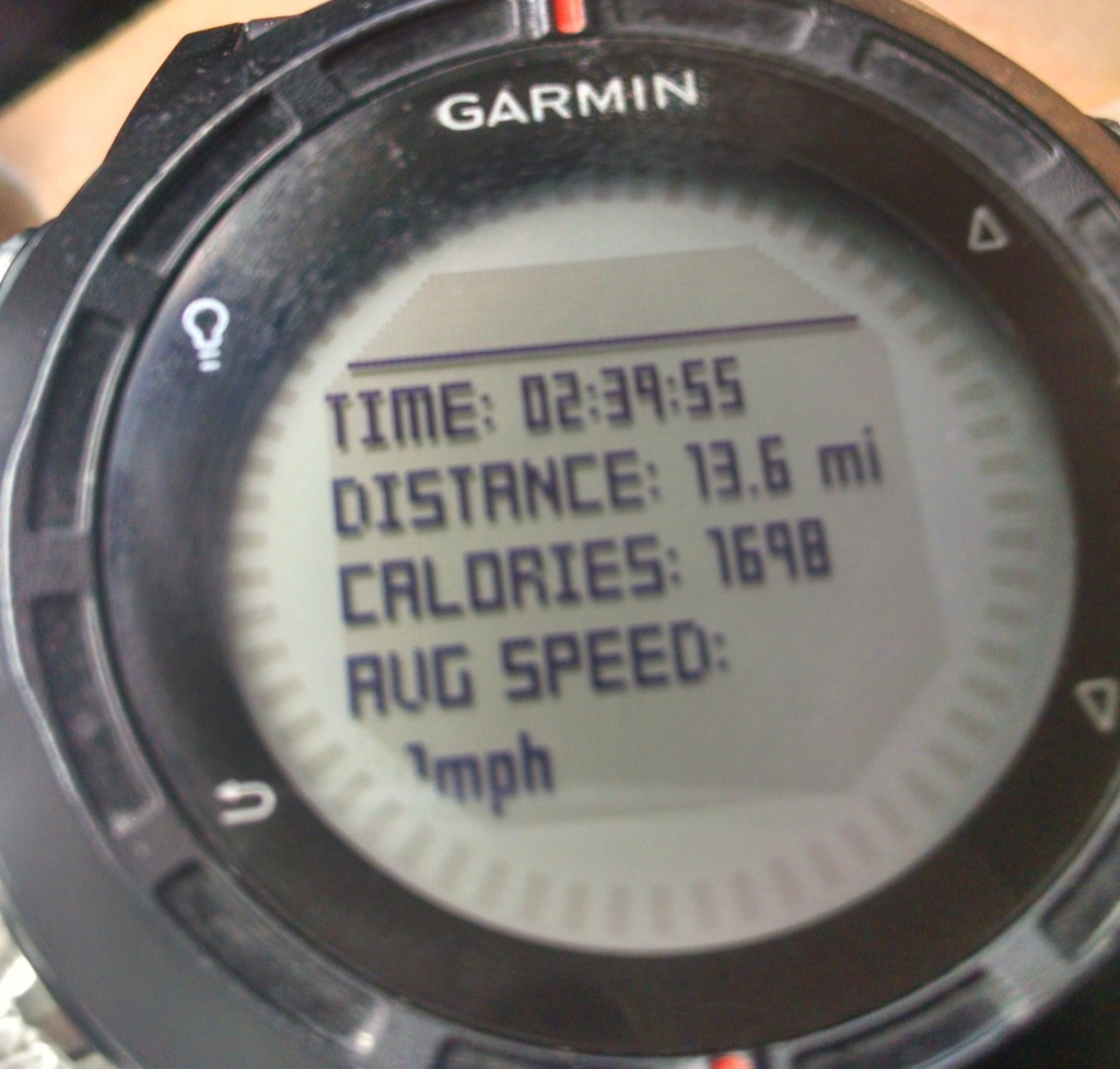 Royston half marathon on the garmin