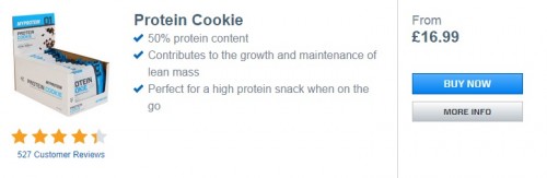 Protein cookies