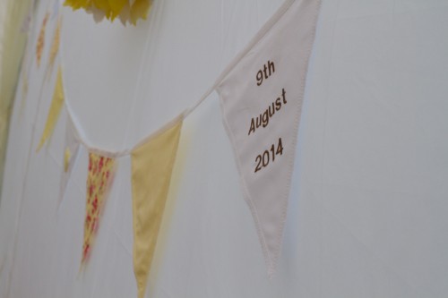 Wedding bunting