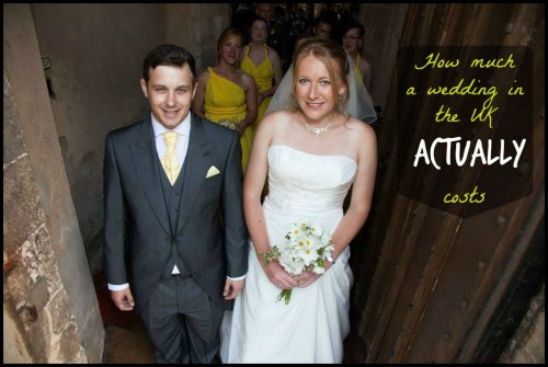How much a UK wedding actually costs