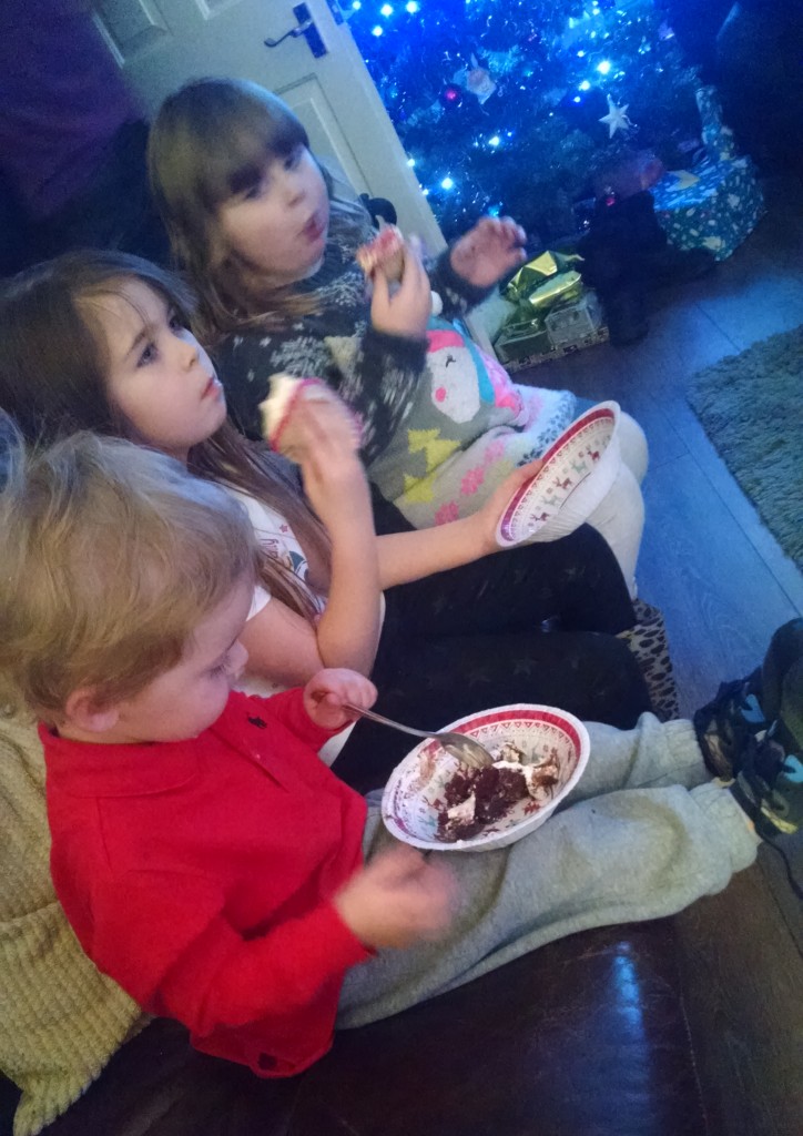 Nieces and nephew at Christmas