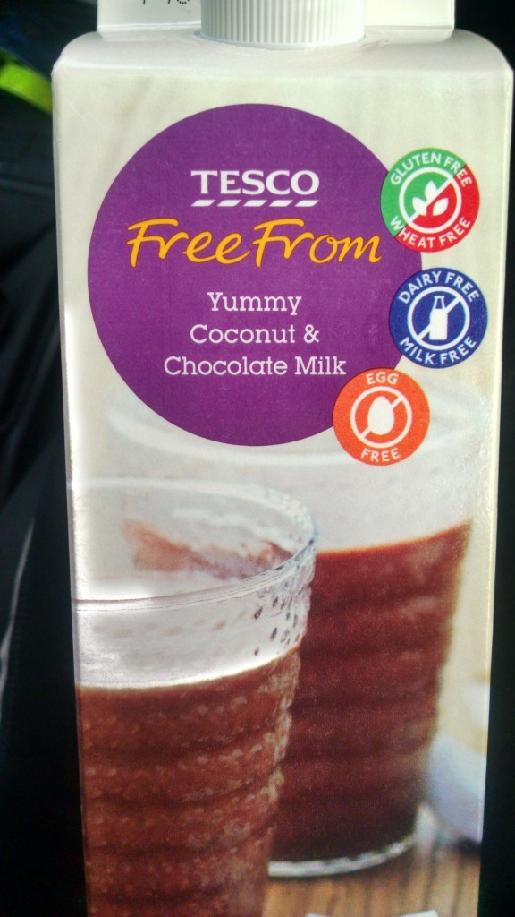 Tesco Free From Coconut and chocolate milk
