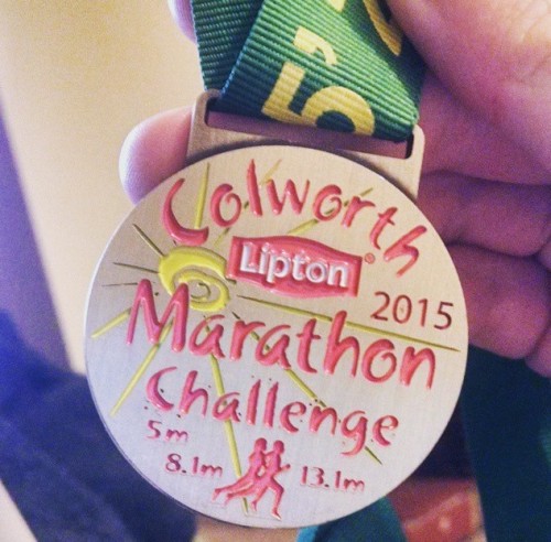 Colworth Marathon Challenge 5 mile medal