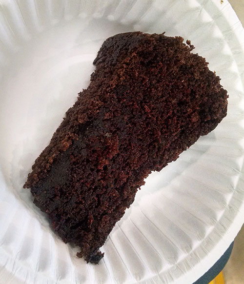 Guinness cake at Daventry parkrun
