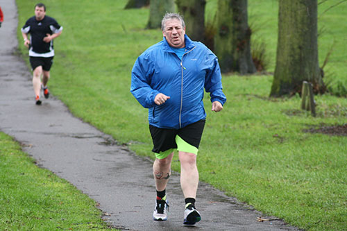 Andy at Northampton parkrun