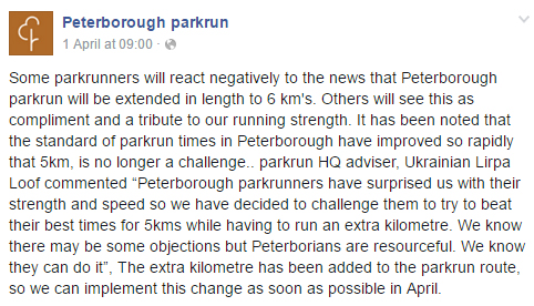 Peterborough parkrun