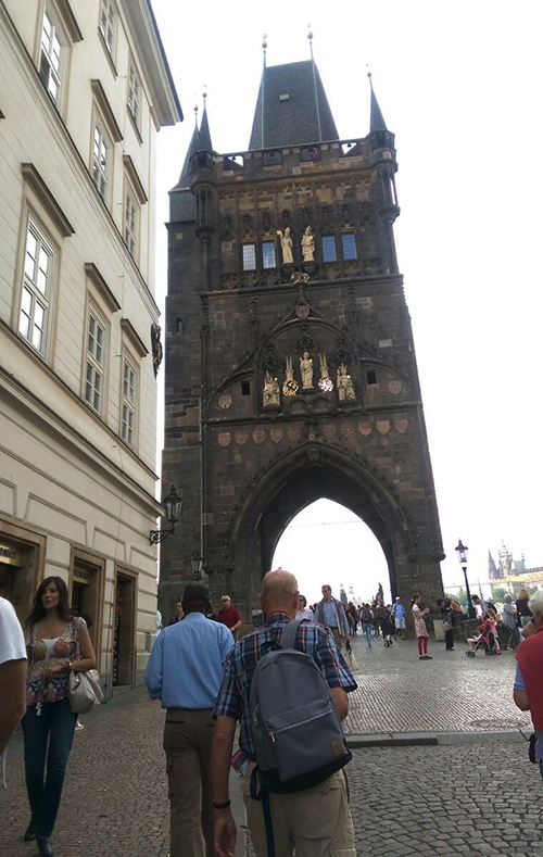 Bridge tower in Prague