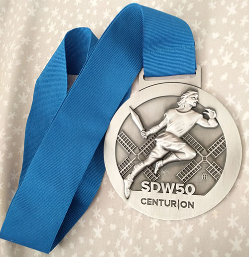 South Downs Way 50 medal