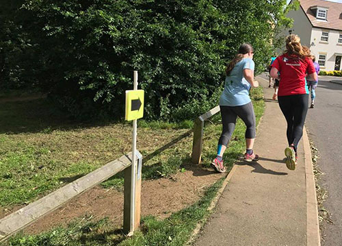 Corby parkrun with Laura