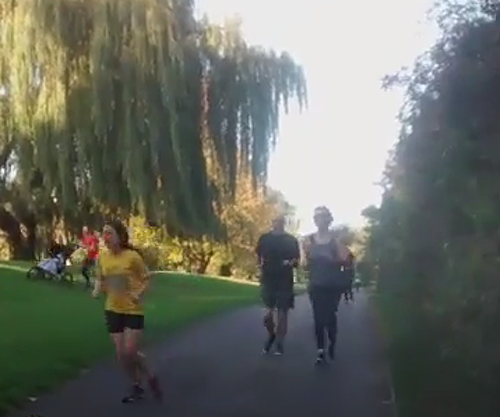 Oscar and I at March parkrun