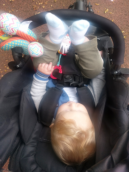 Wolverhampton parkrun with Oscar in the buggy