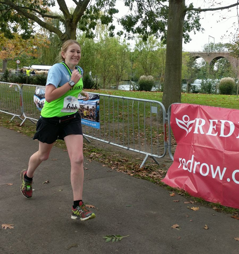 Chelmsford marathon finishing straight