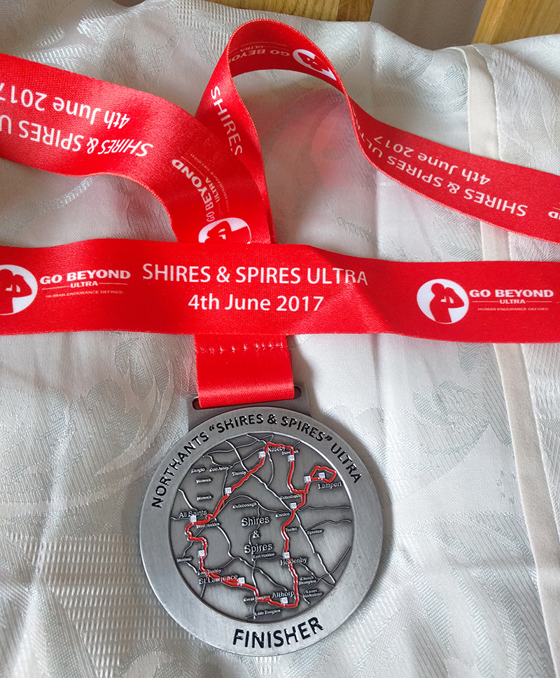 Shires and Spires 35m medal