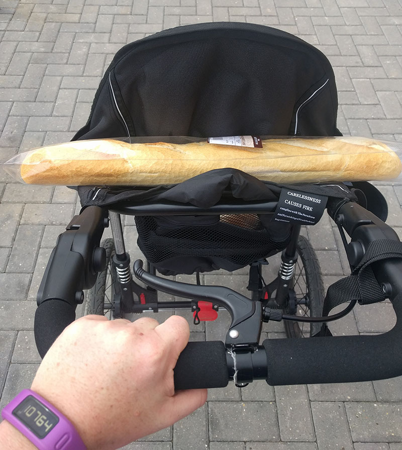 French stick in the running buggy