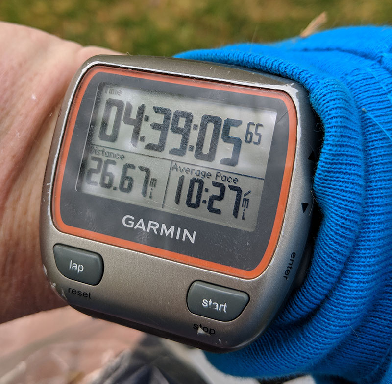 Finishing the London Marathon
