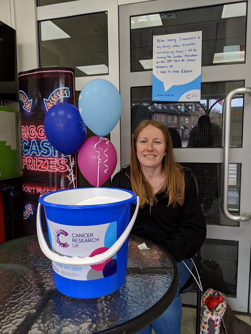 Fundraising for Cancer Research UK at the Co-op